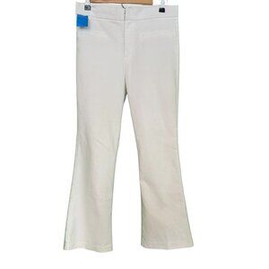 ZARA White Flare Leg Dress Pants Size M | Waist 30" Inseam 25" | Preowned